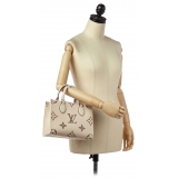 Louis Vuitton Vintage - Monogram Empreinte Onthego PM - Brown Beige - Leather Handbag - Luxury High Quality