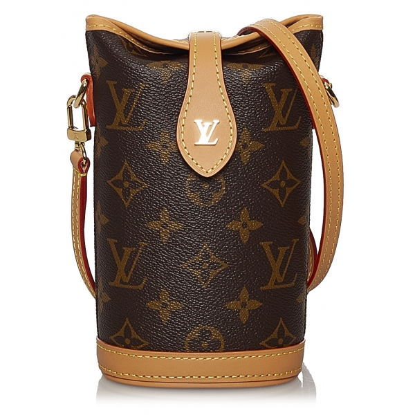 Louis Vuitton Bracciale Essential V con monogramma marrone Pelle  ref.1035138 - Joli Closet