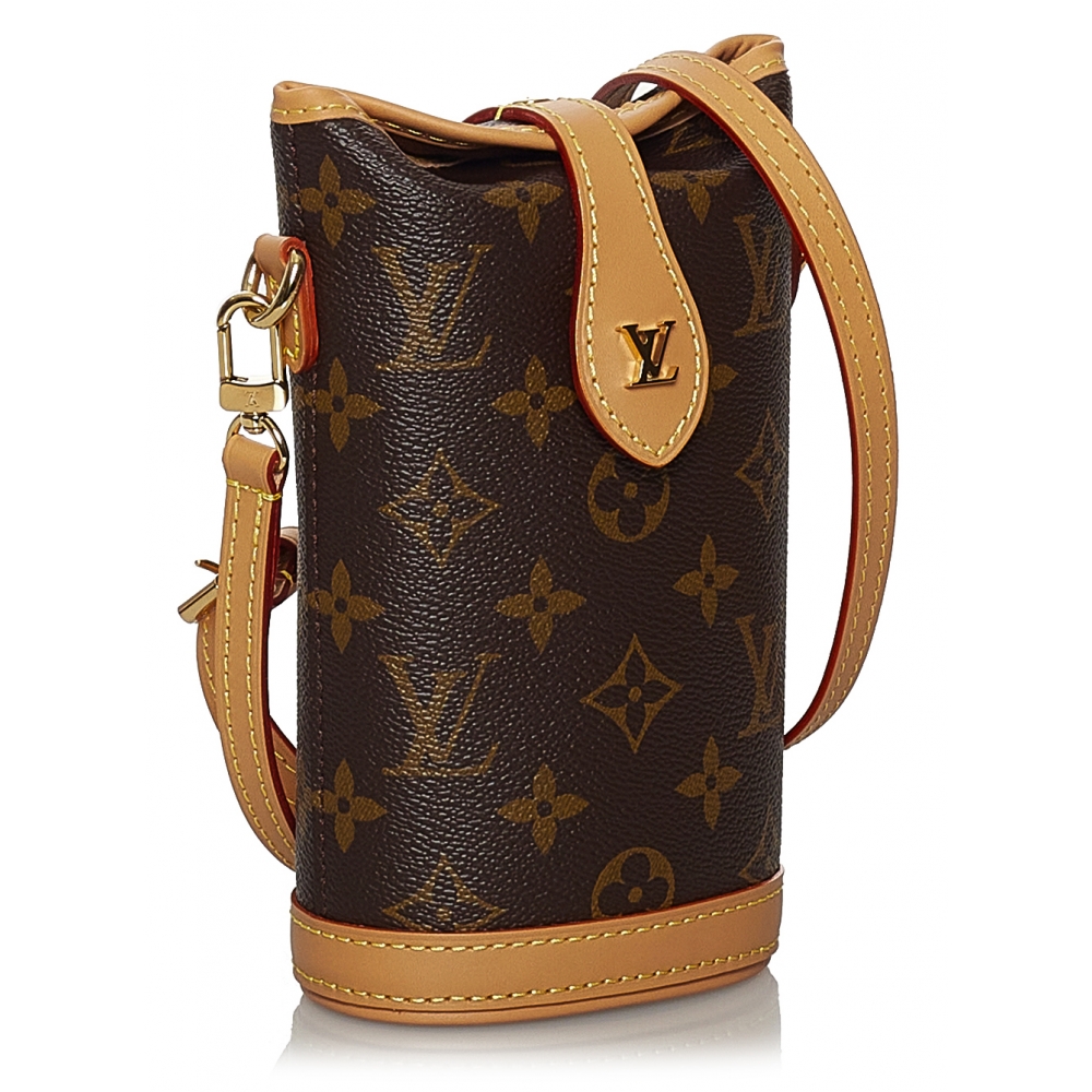 Louis Vuitton Vintage - Monogram Fold Tote PM Bag - Brown Red - Monogram  Canvas and Leather Handbag - Luxury High Quality - Avvenice
