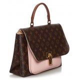 Louis Vuitton Vintage - Monogram Marignan - Brown Pink - Leather Handbag - Luxury High Quality