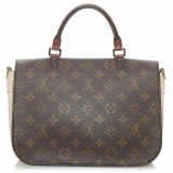 Louis Vuitton Vintage - Monogram Marignan - Brown White - Leather Handbag - Luxury High Quality