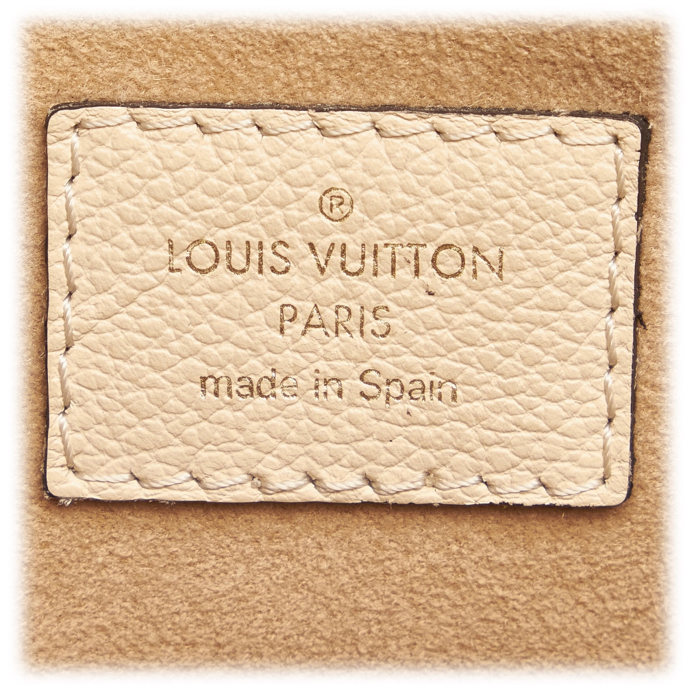 Louis Vuitton Vintage - Monogram Marignan - Brown White - Leather