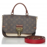 Louis Vuitton Vintage - Monogram Marignan - Brown White - Leather Handbag - Luxury High Quality