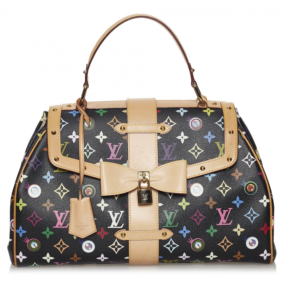Louis Vuitton Vintage - Monogram Multicolore Murakami Eye Love You - Nero Multicolore - Borsa in Pelle - Alta Qualità Luxury