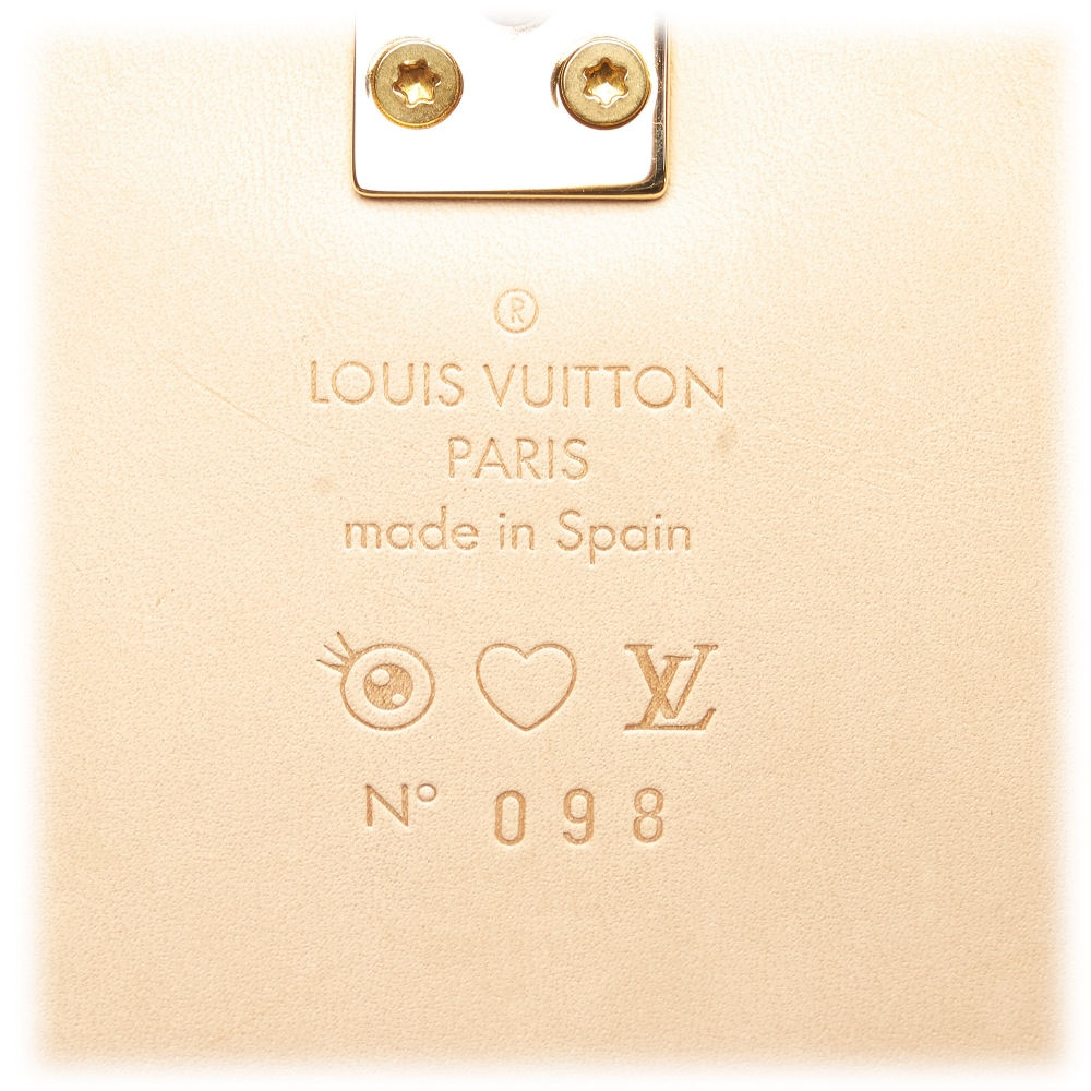 Louis Vuitton, 'Multicolor Murakami Eye Love You White' bag, no