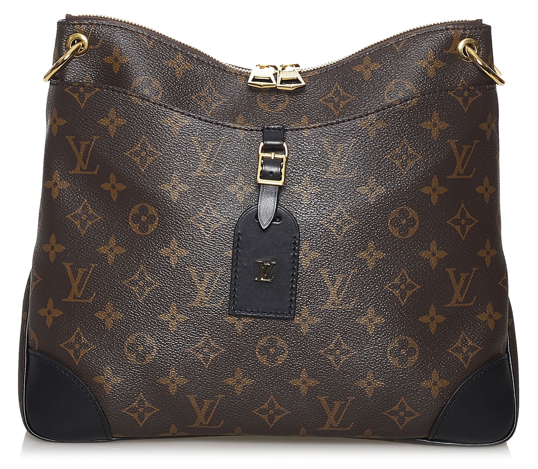 Louis Vuitton Vintage - Monogram Odeon NM MM - Brown Black - Leather  Handbag - Luxury High Quality - Avvenice