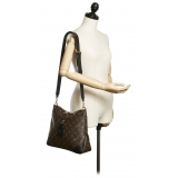 Louis Vuitton Vintage - Monogram Odeon NM MM - Brown Black - Leather Handbag - Luxury High Quality