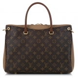 Louis Vuitton Vintage - Monogram Pallas Satchel - Brown - Leather Handbag - Luxury High Quality