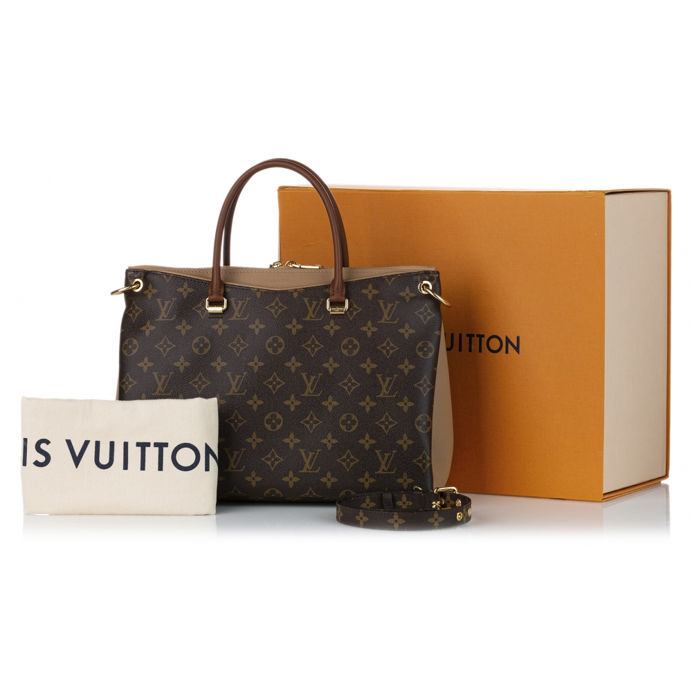 Louis Vuitton Python And Brown Monogram Pallas Long Wallet Gold