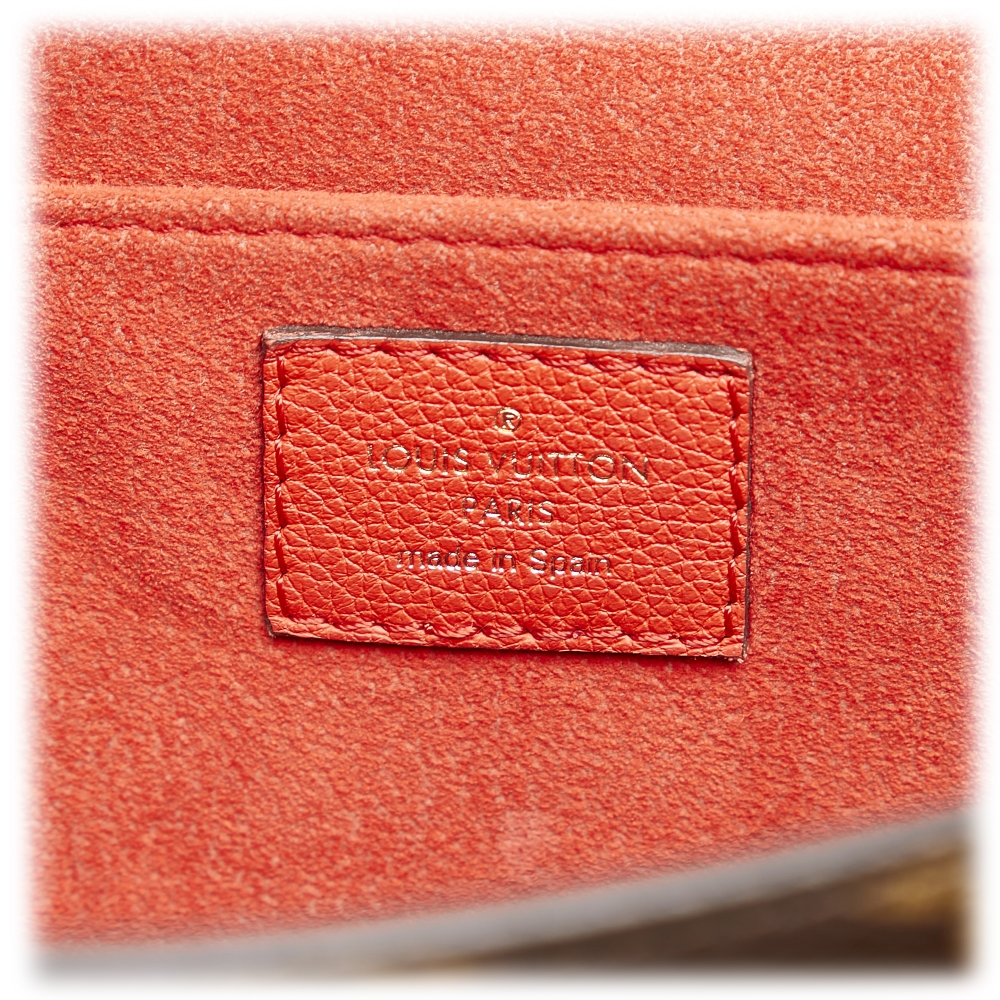 Louis Vuitton Vintage - Monogram Vaugirard - Brown Red - Leather