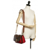 Louis Vuitton Vintage - Monogram Vaugirard - Brown Red - Leather Handbag - Luxury High Quality