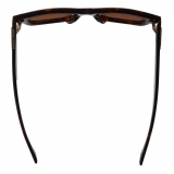 Bottega Veneta - Square Acetate Sunglasses - Havana Brown - Sunglasses - Bottega Veneta Eyewear