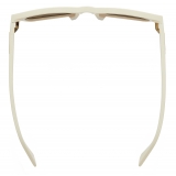 Bottega Veneta - Square Acetate Sunglasses - Ivory Grey - Sunglasses - Bottega Veneta Eyewear