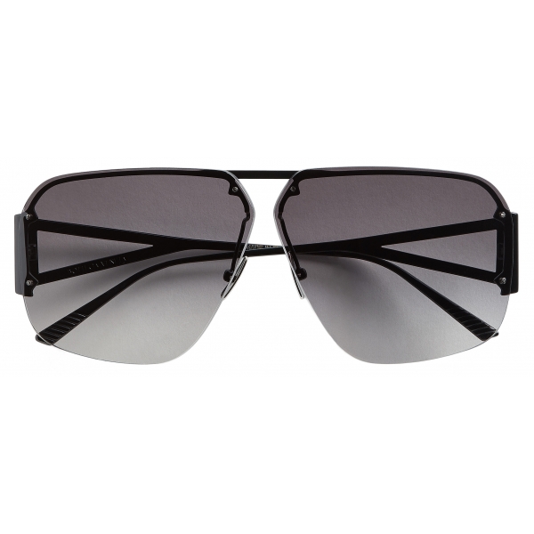 【送料&関税込】Bottega Veneta Angular Aviator Sunglasses Bottega Veneta - Angular Frame Sunglasses - Silver