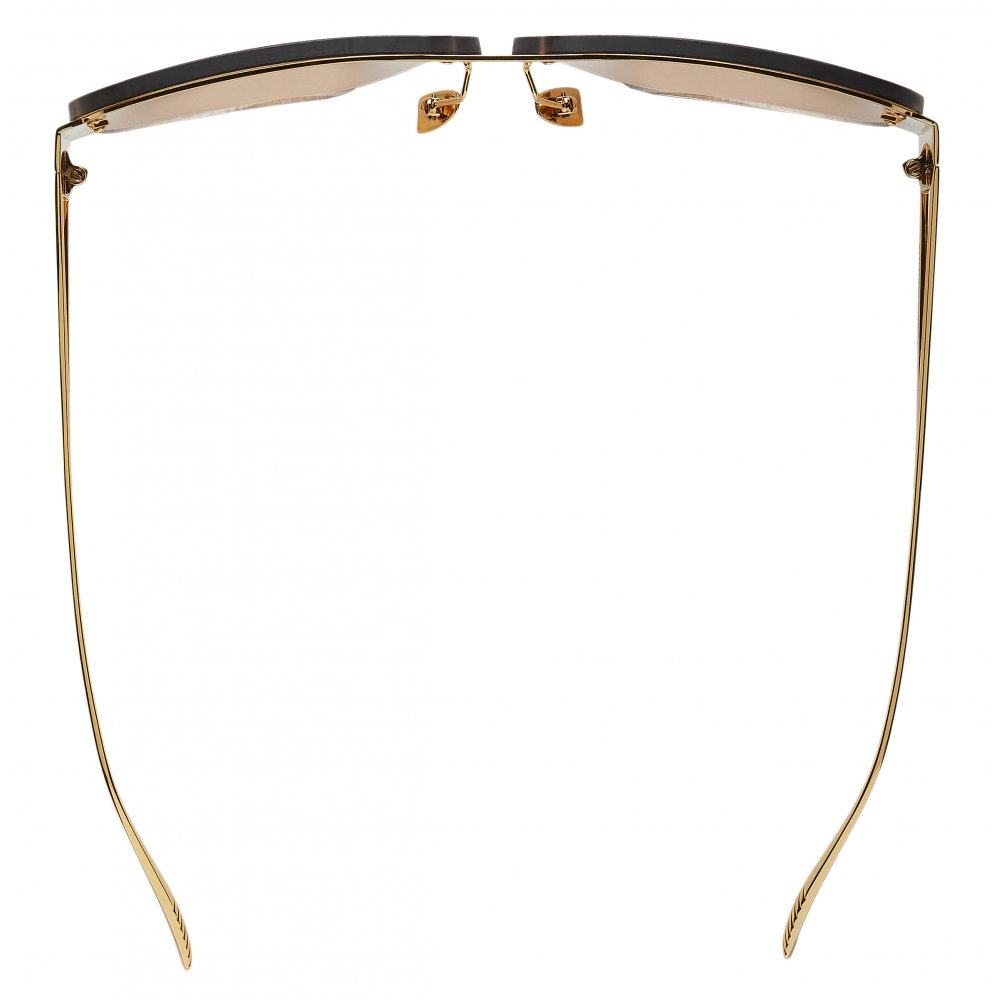 Aviator sunglasses Bottega Veneta Gold in Metal - 35902431