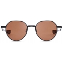 DITA - Vers-One - Black Iron Antique Silver Brown - DTS150 - Sunglasses - DITA Eyewear