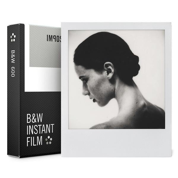 Impossible Polaroid - B & W Film per 600 - Frame Bianco - Film per Polaroid 600 Type e Impossible I-1 - Pellicole Instantanee