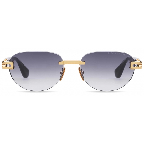 DITA - Meta-Evo Two - Yellow Gold Ink Swirl Grey - DTS152 - Sunglasses - DITA Eyewear