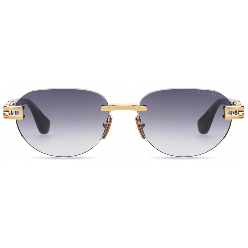 DITA - Meta-Evo Two - Yellow Gold Ink Swirl Grey - DTS152 - Sunglasses ...