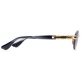 DITA - Meta-Evo Two - Yellow Gold Ink Swirl Grey - DTS152 - Sunglasses - DITA Eyewear