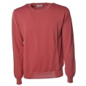 Dondup - Pullover Girocollo a Manica Lunga - Rosso - Maglieria - Luxury Exclusive Collection