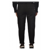 Dondup - Trousers Model Koons with Five Pockets -Black - Trousers - Luxury Exclusive Collection