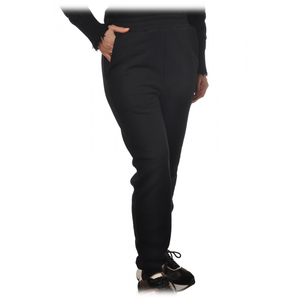 Dondup - Pantalone Sportivo con Elastico - Nero - Pantalone - Luxury Exclusive Collection