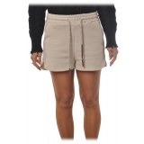Dondup - Sporty Shorts with Elastic - White - Trousers - Luxury Exclusive Collection