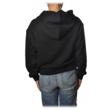Dondup - Oversize Sweatshirt with Hood - Black - Sweatshirt - Luxury Exclusive Collection