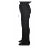 Dondup - Pantalone Felpato con Elastico - Nero - Pantalone - Luxury Exclusive Collection