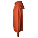 Dondup - Regular Sweatshirt with Hood - Orange - Sweatshirt - Luxury Exclusive Collection