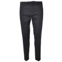 Dondup - Trousers with Tapered Leg and Welt Pockets - Blue - Trousers - Luxury Exclusive Collection