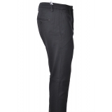 Dondup - Pantalone con Gamba Affusolata e Tasche a Filo - Blue - Pantalone - Luxury Exclusive Collection