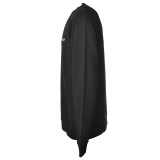 Dondup - Long-Sleeved Crewneck with Logo - Black - Sweatshirt - Luxury Exclusive Collection