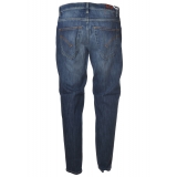 Dondup - Jeans Modello Brighton a Vita Morbida - Blue Jeans - Pantalone - Luxury Exclusive Collection