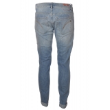 Dondup - Jeans Modello George a Vita Regolare - Light Blue - Pantalone - Luxury Exclusive Collection