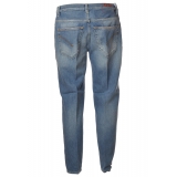 Dondup - Regular-Waisted Jeans Model Brighton - Light Blue - Trousers - Luxury Exclusive Collection