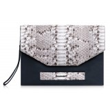 Ammoment - Python in Roccia - Leather Pete Clutch Bag