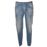 Dondup - Regular-Waisted Jeans Model Brighton - Light Blue - Trousers - Luxury Exclusive Collection