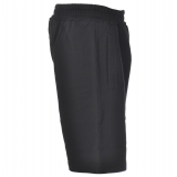 Dondup - Bermuda Felpato con Gamba Morbida - Nero - Pantalone - Luxury Exclusive Collection