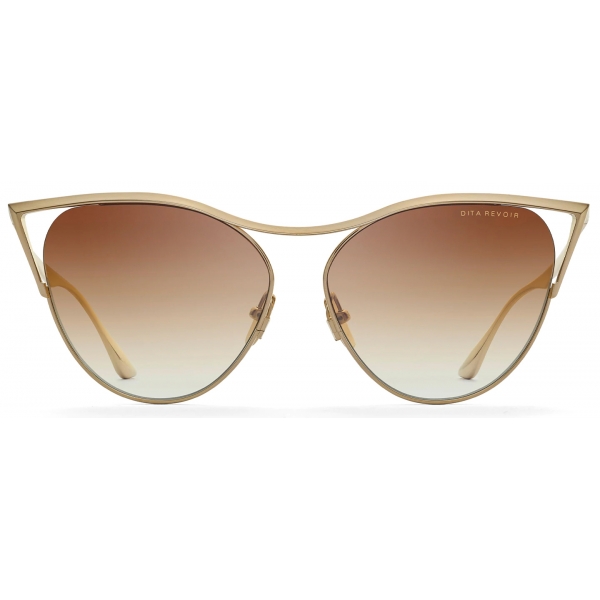 DITA - Revoir - White Gold Brown - DTS509 - Sunglasses - DITA Eyewear