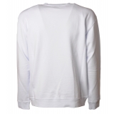 Dondup - Long-Sleeved Crewneck with Logo - White - Sweatshirt - Luxury Exclusive Collection