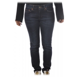 Dondup - High-Waisted Jeans Model Monroe - Blue Denim - Trousers - Luxury Exclusive Collection