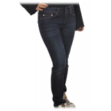 Dondup - High-Waisted Jeans Model Monroe - Blue Denim - Trousers - Luxury Exclusive Collection