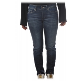 Dondup - Jeans a Vita Alta Modello Monroe - Blu Scuro - Pantalone - Luxury Exclusive Collection