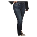 Dondup - High-Waisted Jeans Model Monroe - Dark Blue - Trousers - Luxury Exclusive Collection