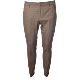 Dondup - Gaubert Trousers with Chinos Pockets - Beige - Trousers - Luxury Exclusive Collection