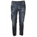 Dondup - Low Crotch Jeans Model Brighton - Denim Blue - Trousers - Luxury Exclusive Collection