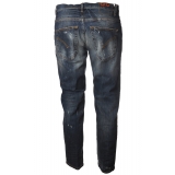 Dondup - Low Crotch Jeans Model Brighton - Denim Blue - Trousers - Luxury Exclusive Collection