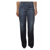 Dondup - Five Pockets Jeans Model Karen - Denim Blue - Trousers - Luxury Exclusive Collection